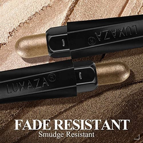 LUXAZA 6PCS Neutral Brown Eyeshadow Stick Set