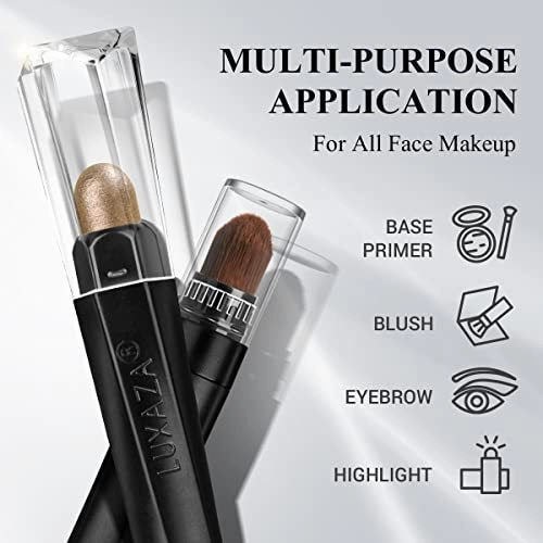 LUXAZA 6PCS Neutral Brown Eyeshadow Stick Set