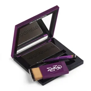 Madison Reed Root Touch Up   Brow Filler, Legno Black, Instant Gray Coverage, Fills in Brows & Thinning Hairlines, Temporary Concealing Powder, 0.13 oz (60 uses)