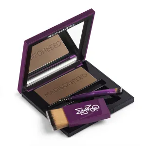Madison Reed Root Touch Up   Brow Filler, Sabbia Light Brown, Instant Gray Coverage, Fills in Brows & Thinning Hairlines, Temporary Concealing Powder, 0.13 oz (60 uses)