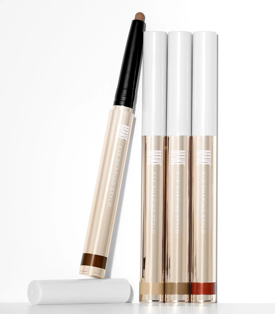 MAKE Beauty Eye Shaping Stylo - Cream Eyeshadow Stick. 4-in-1 Shape, Define, Contour, and Shade Eye Shadow for Versatile Makeup Looks. Long-Lasting Creamy Formula. Shade - Meridian