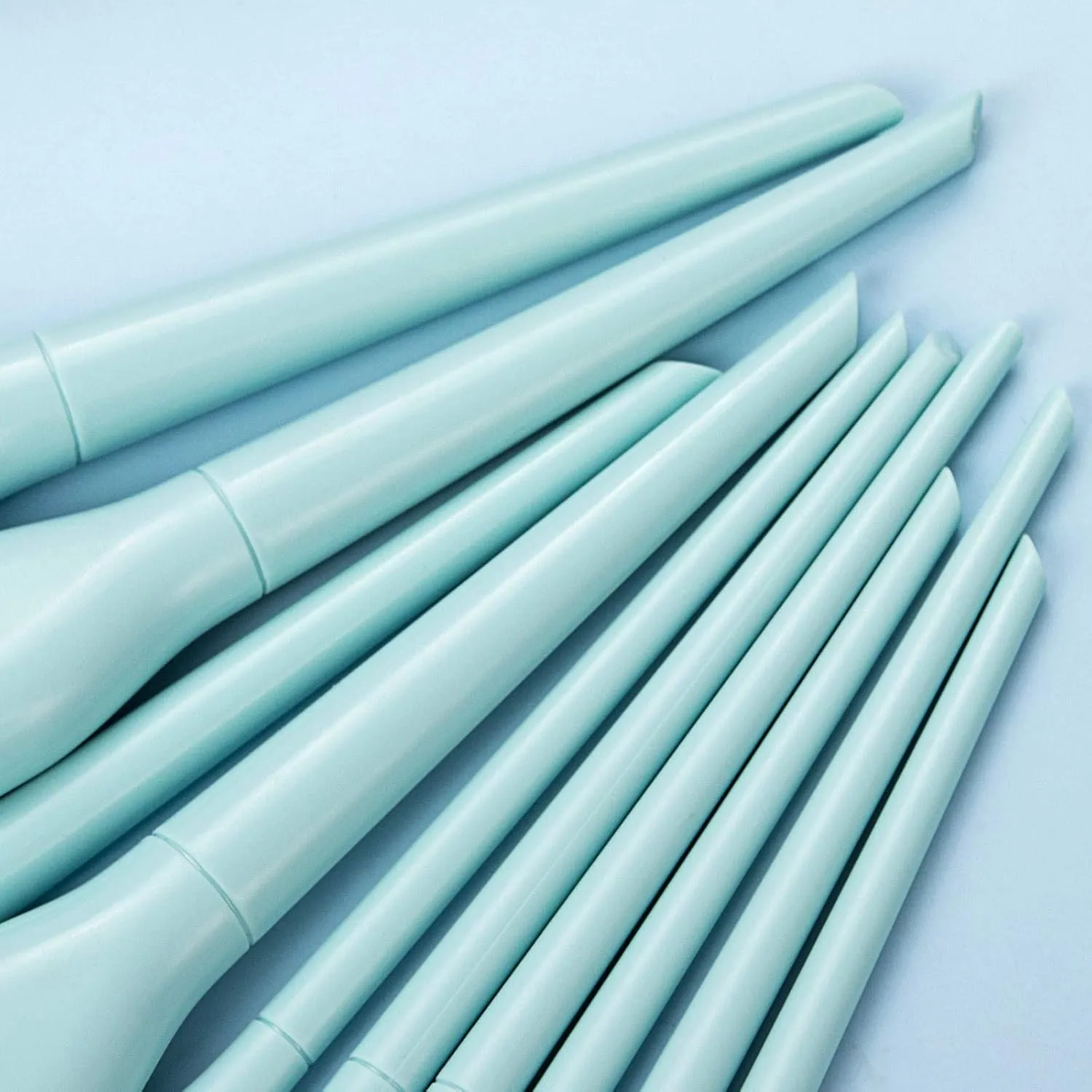 Make Brushes Cosmetic Eyeliner 10PCS Concealer Eyebrow Foundation Up Brush Makeup Products (Color : Blue, Size : One Size)