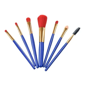 Makeup Brush Advanced Synthetic Concealer Foundation Powder Eyeshadow Makeup Brush Cosmetics Eyebrow Eyeshadow Powder Lip Gloss Brush 7Pack Two Faced(Color:A)
