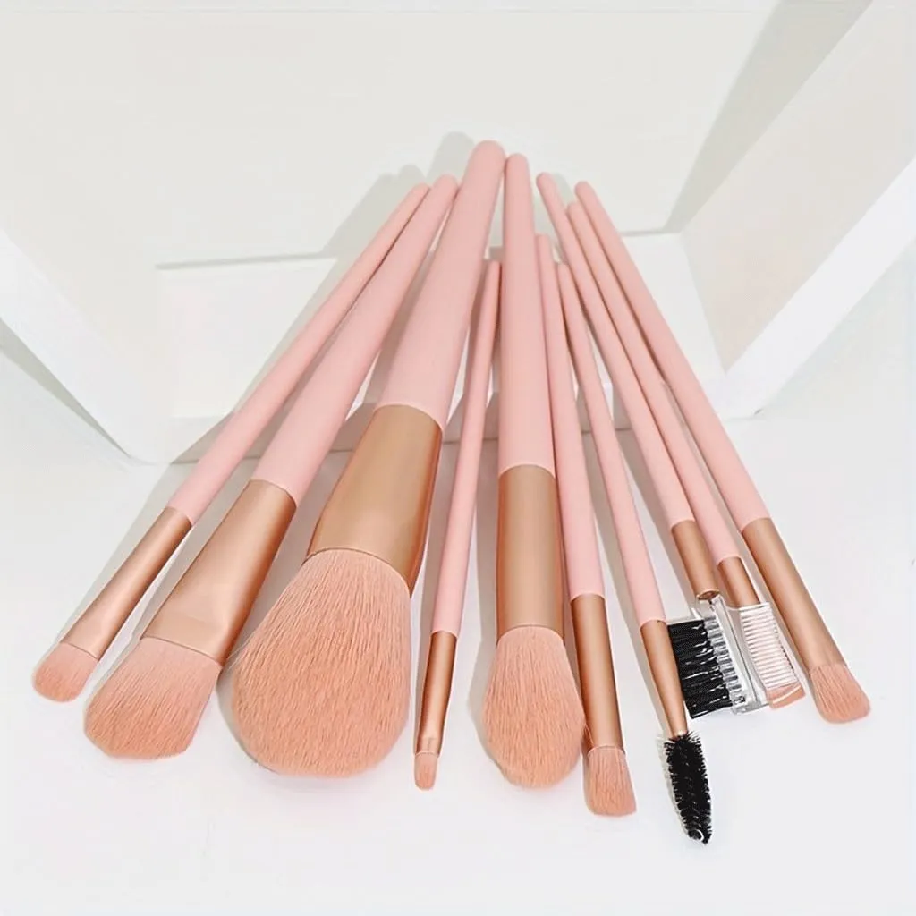 Makeup brush set 10 pieces of, full set of loose powder eye shadow dressing and beauty brush tools