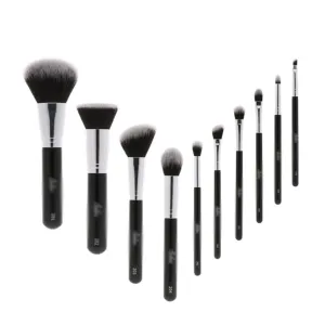 Makeup Brush Set 10PCS Make Up Brush Classic Black Foundation Powder Blush Professional Makeup Brushes
