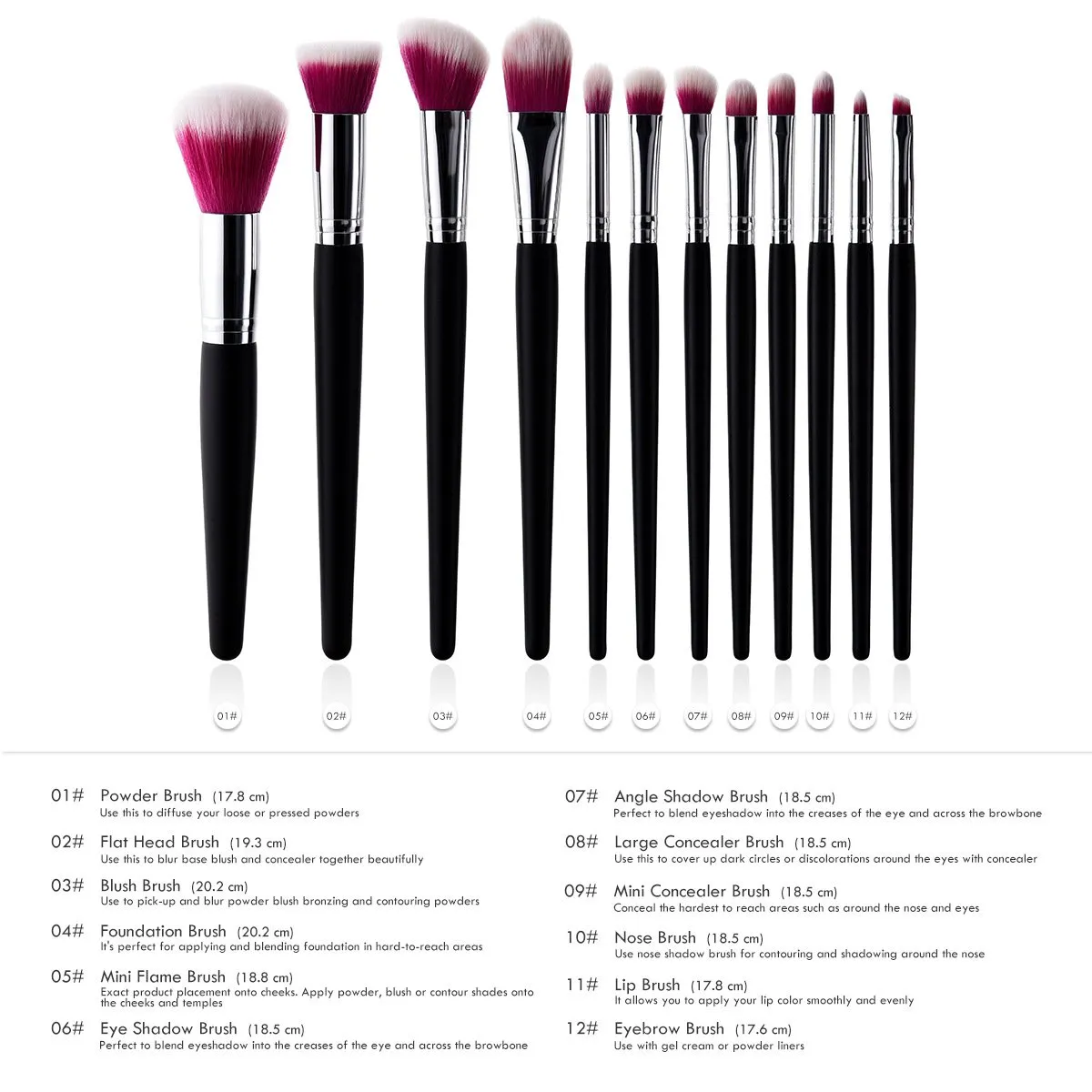 Makeup Brush Set Solid Makeup Brushes, Soft Colorful Premium Synthetic Fiber Face Make Up Brush Kit for Foundation Powder Blush Contour Eyeshadow Concealer Applicator Brush Tools 30-5