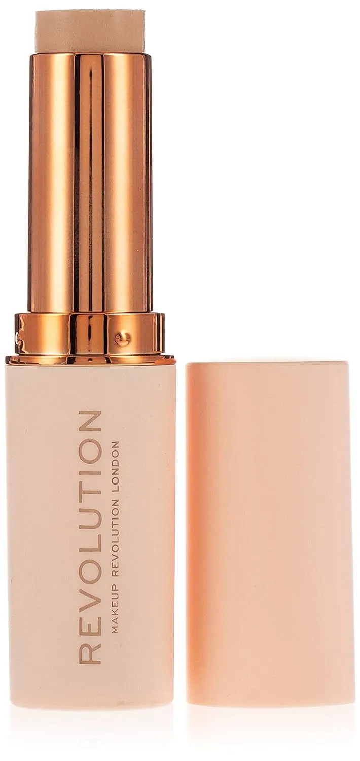 Makeup Revolution Fast Base Stick Foundation F8, Brown, 30g