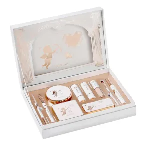 Makeup Set Include Eyebrow Pencil 3 Colors Eyeshadow Palette Setting Powder Cosmetic for Girl