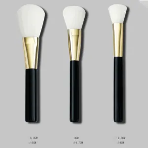 Marycan Makeup Brush Set, Premium Cosmetic Wood Handle Brushes 12pcs for Foundation Blending Blush Concealer Eye Shadow, Synthetic Fiber Bristles(Brown)