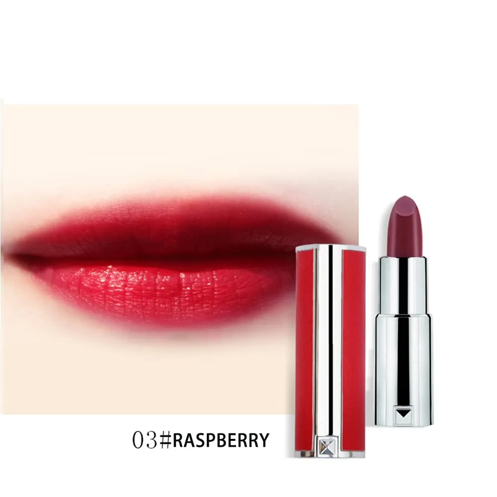 Matte Liquid Lipstick, Ladies Matte Liquid Lipstick Long Lasting Waterproof Velvet 8 Colors Red Lipstick Lip Gloss Set Pigmented Lip Makeup for Girls and Women Gift (03#)