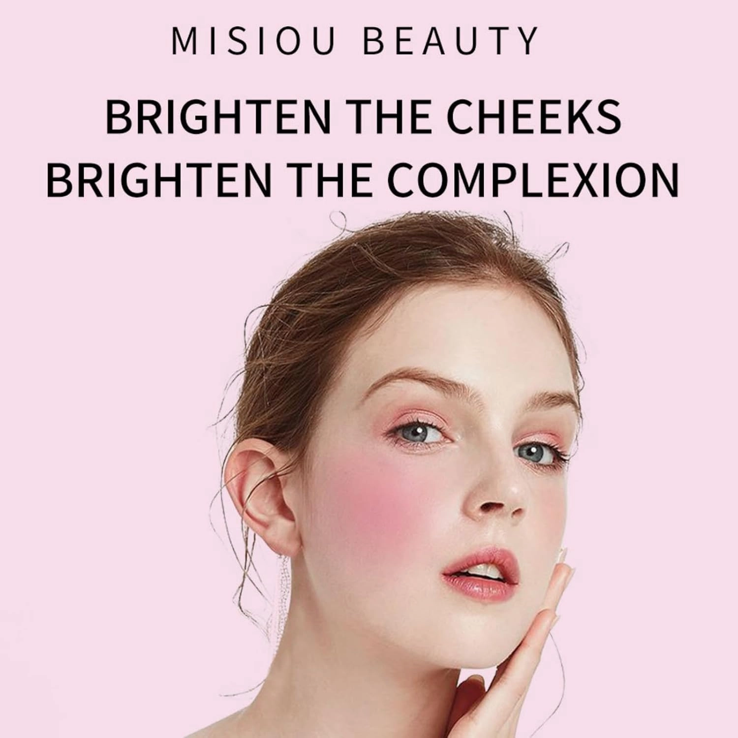 Matte Contour Blush Stick - 3-in-1 Highlight, Bronze & Blush Makeup, Buildable Cream to Powder Formula, Vegan & Cruelty-Free, Travel-Friendly (#06)