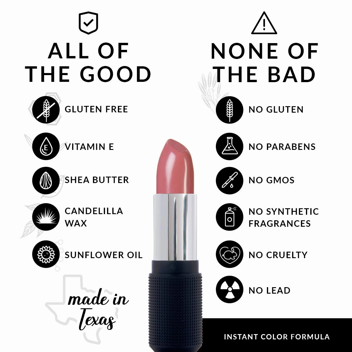 Maven Mauve Full Body Lipstick for Women - Vegan Gluten Free Organic Lipstick - Creamy Lip Color, Nourishing Lip Makeup w Vitamin E - SOFT ROSY MAUVE LIPSTICK SHADE