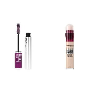 Maybelline Falsies Lash Lift Volumizing Mascara and Age Rewind Concealer Dark Circles Treatment
