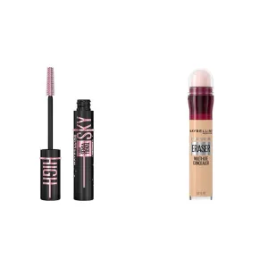 Maybelline Lash Sensational Sky High Mascara and Instant Age Rewind Concealer (1 Count Each)