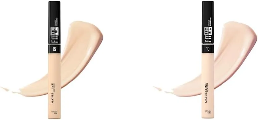 Maybelline New York Fit Me Liquid Concealer Makeup Bundle with Light and Fair Shades