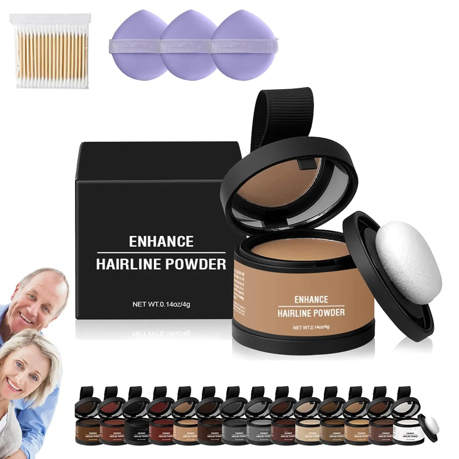 Maycheer Hairline Powder for Women, Maycheer Magic Root Cover Up, 14 Colors May Cheer Hair Rich Shading Powder, Maycheer Pang Pang Hair Shadow (#5 Dark Blonde, one size)