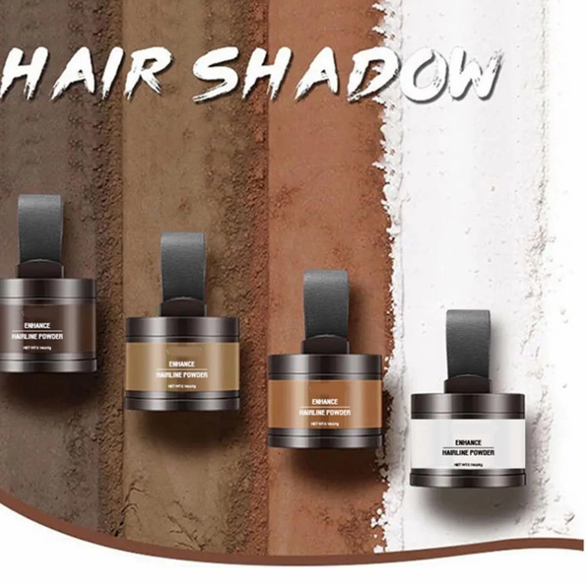 Maycheer Hairline Powder for Women, Maycheer Magic Root Cover Up, 14 Colors May Cheer Hair Rich Shading Powder, Maycheer Pang Pang Hair Shadow (#6 Dark Brown, one size)