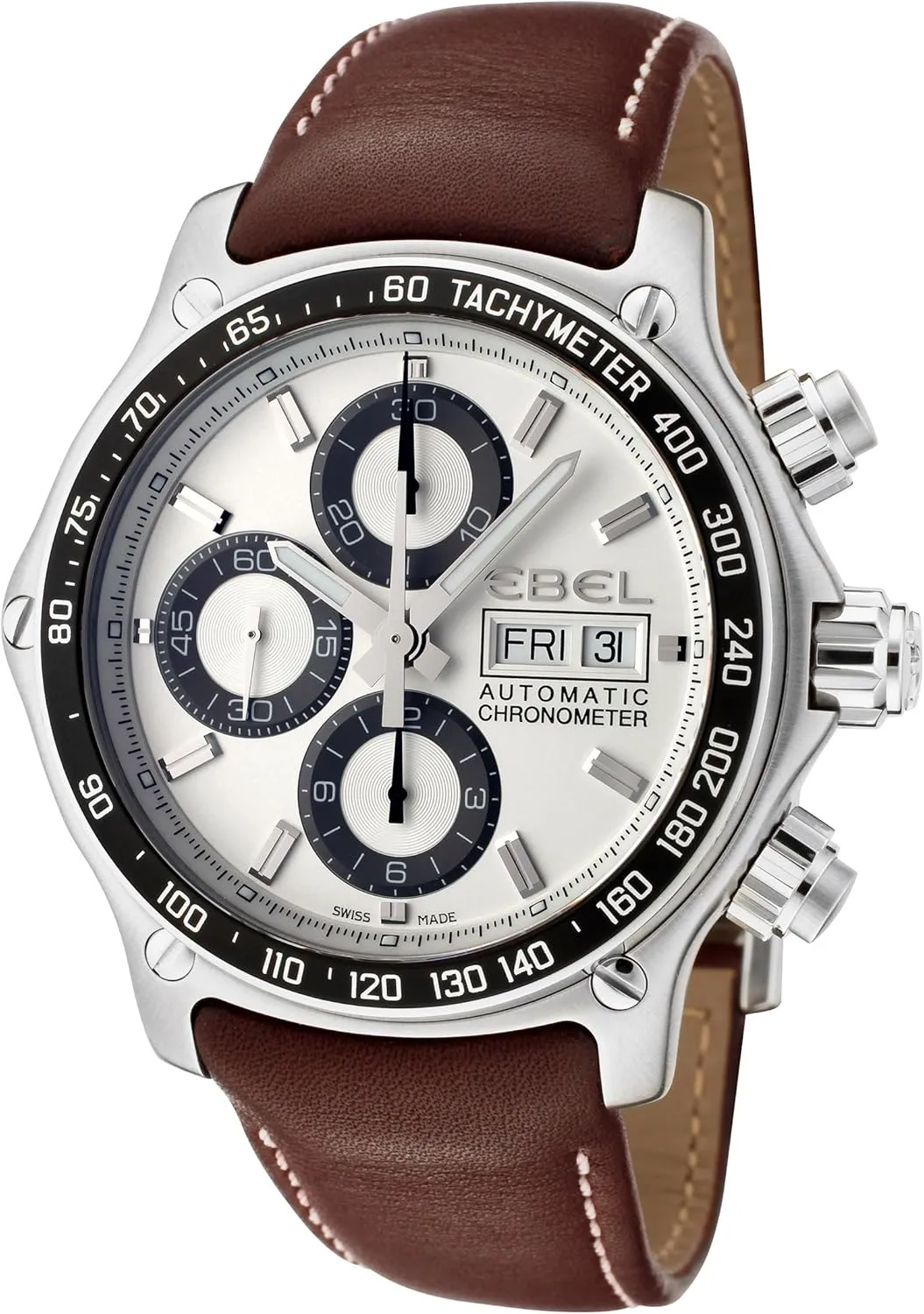 Men's 1911 Discovery Automatic Chronograph Brown Leather