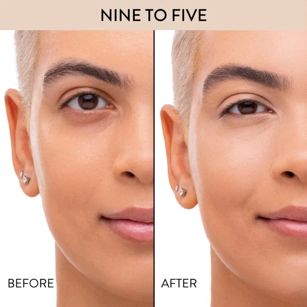 Mented Cosmetics Full-Time Eye Brightening Concealer for Women, Lightweight Full-Coverage Eye Makeup Concealer, Under Eyes Make Up Corrector, Blemishes & Contour, Nine to Five