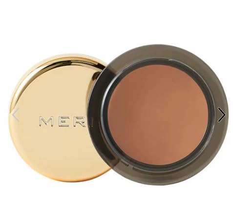 MERIT Solo Shadow Cream-to-Powder Eyeshadow, Talc-Free, Soft-Matte Finish with Chamomile and Calendula Extracts Vachetta - warm beige