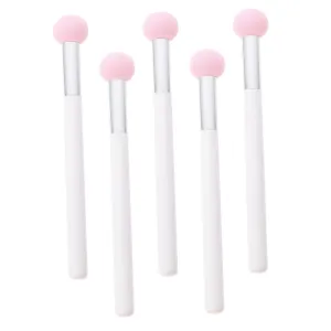 Mikinona 5Pcs Makeup Sponge Head Design Cosmetic Applicators for Concealer Dry Wet Use Soft Non Sponges for Women for Natural Makeup Application