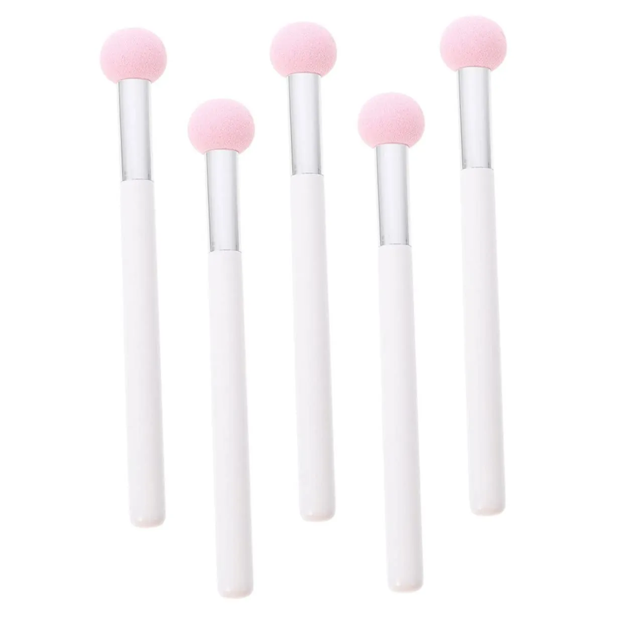 Mikinona 5Pcs Makeup Sponge Head Design Cosmetic Applicators for Concealer Dry Wet Use Soft Non Sponges for Women for Natural Makeup Application