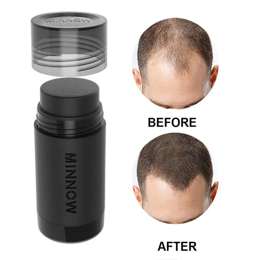 MINNOW Hair Building Fibers,Keratin Hair Fibers Hair Loss Concealer For Thinning Hair Powder Volumizing Based,16grams/0.56oz (GRAY)
