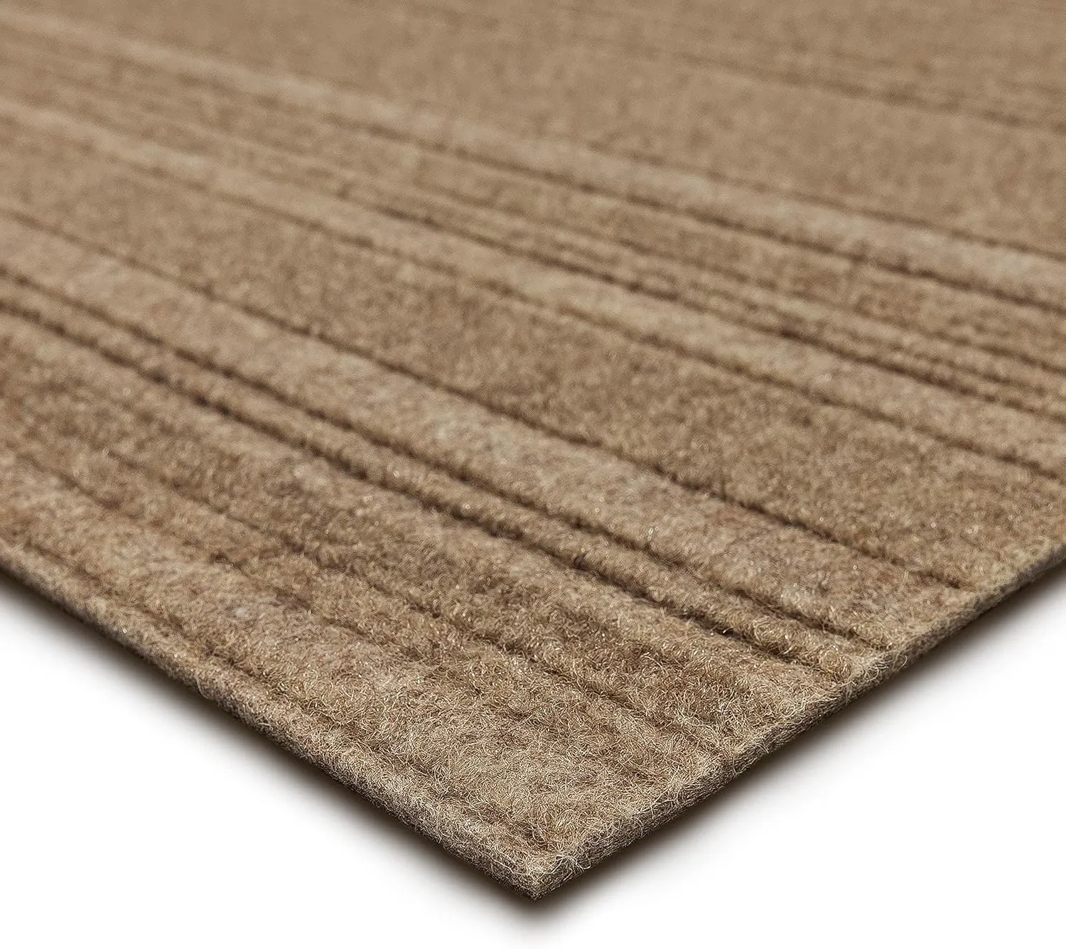 Mohawk Home 24" x 24" Indoor/Outdoor 0.25" Pile Height, Peel and Stick Carpet Tile, Brown Polyester, (15 Tiles) (60 sqft/Box)