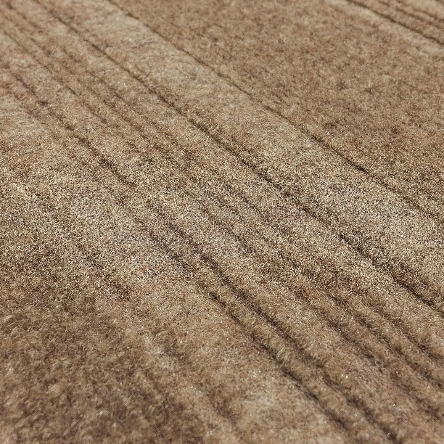 Mohawk Home 24" x 24" Indoor/Outdoor 0.25" Pile Height, Peel and Stick Carpet Tile, Brown Polyester, (15 Tiles) (60 sqft/Box)