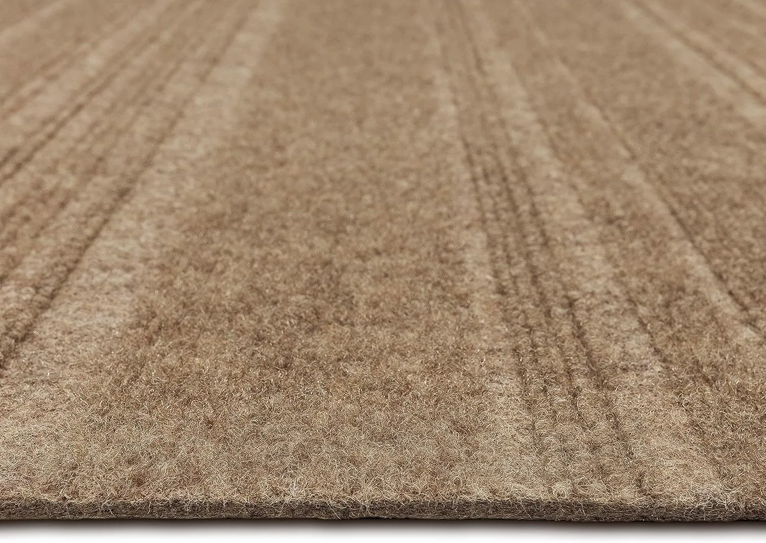 Mohawk Home 24" x 24" Indoor/Outdoor 0.25" Pile Height, Peel and Stick Carpet Tile, Brown Polyester, (15 Tiles) (60 sqft/Box)