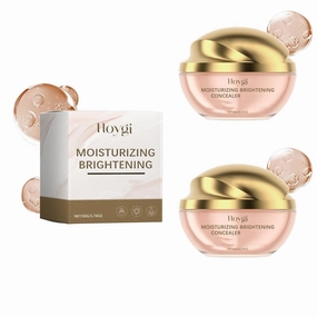 Moisturizing Brightening Concealer Tone Up Cream, Moisturizing Tone-Up Cream for Dark Circles, Puffiness, Redness (2PCS, Medium)