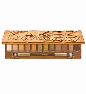 Naked Honey Eyeshadow Palette 12 Colors, Full Size, 1 Ounce, Unisex, Powder, Metallic & Matte Finish, Versatile for Creating Various Eye Looks