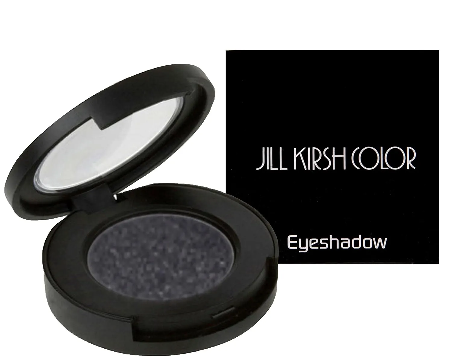 Natural Mineral Eyeshadow - Hollywood's Guru of Hue for Dark Brown, Black, Salt & Pepper, and Silver Hair (Metallic Black - Pearl)
