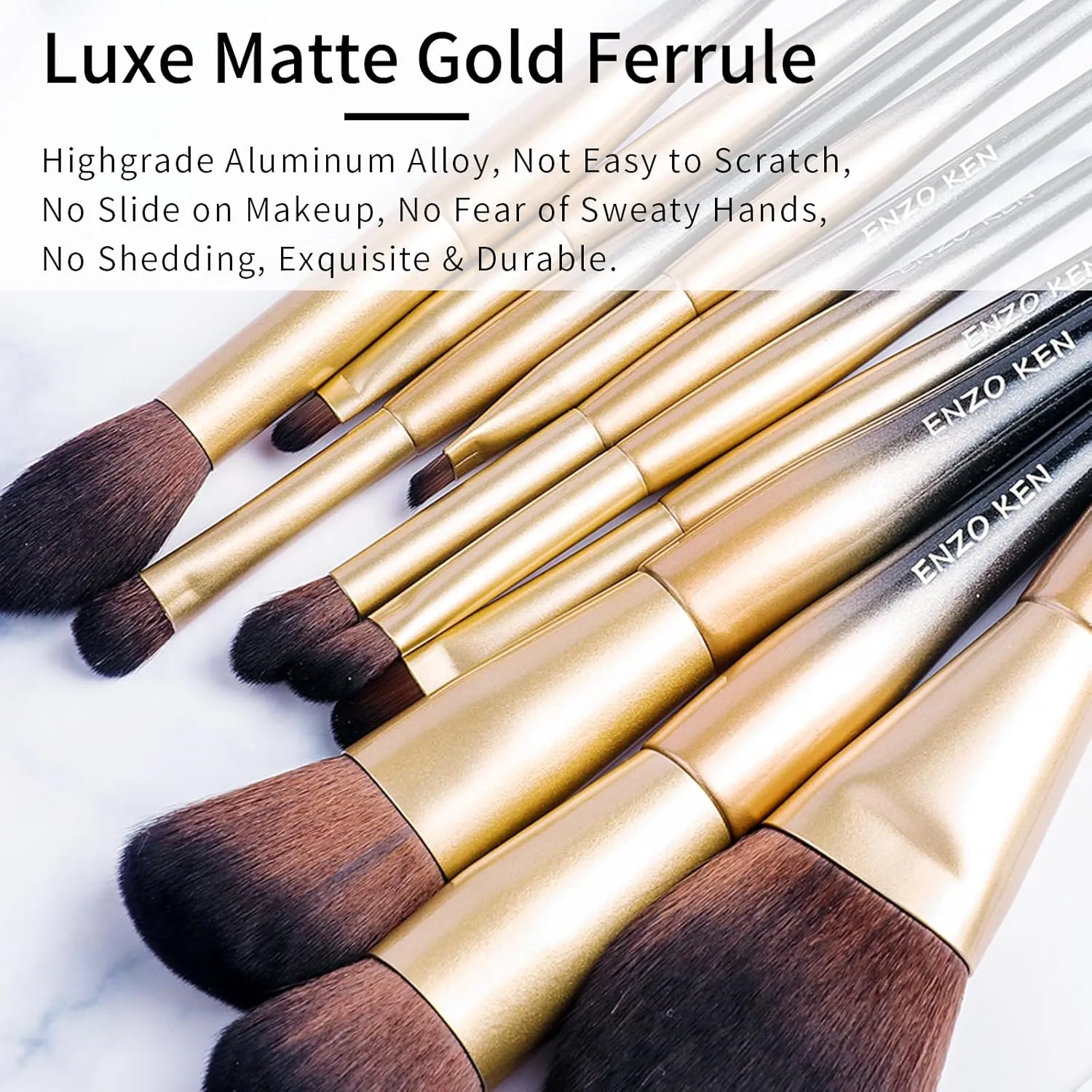 Natural Sable Hair Makeup Brush Set Professional, Cosmetic Brushes Makeup Set with Gift Box, Natural Hair Makeup Brushes Set with Present Box, Make up Brushes Set, Natural Makeup Brushes.