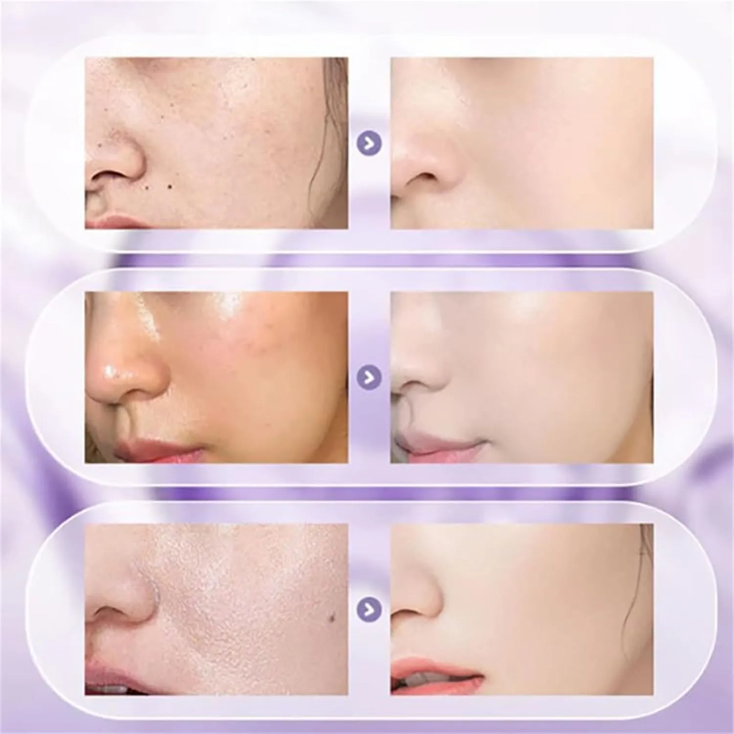 Niacinamide Isolation Cream for Face, 5-in-1 Multi-cream Functions, Swarous Vitamin C Makeup Tone up Cream, Concealer Smooth All Day Long, for All Skin Types (3pcs, 100g)