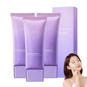 Niacinamide Isolation Cream for Face, 5-in-1 Multi-cream Functions, Swarous Vitamin C Makeup Tone up Cream, Concealer Smooth All Day Long, for All Skin Types (3pcs, 100g)