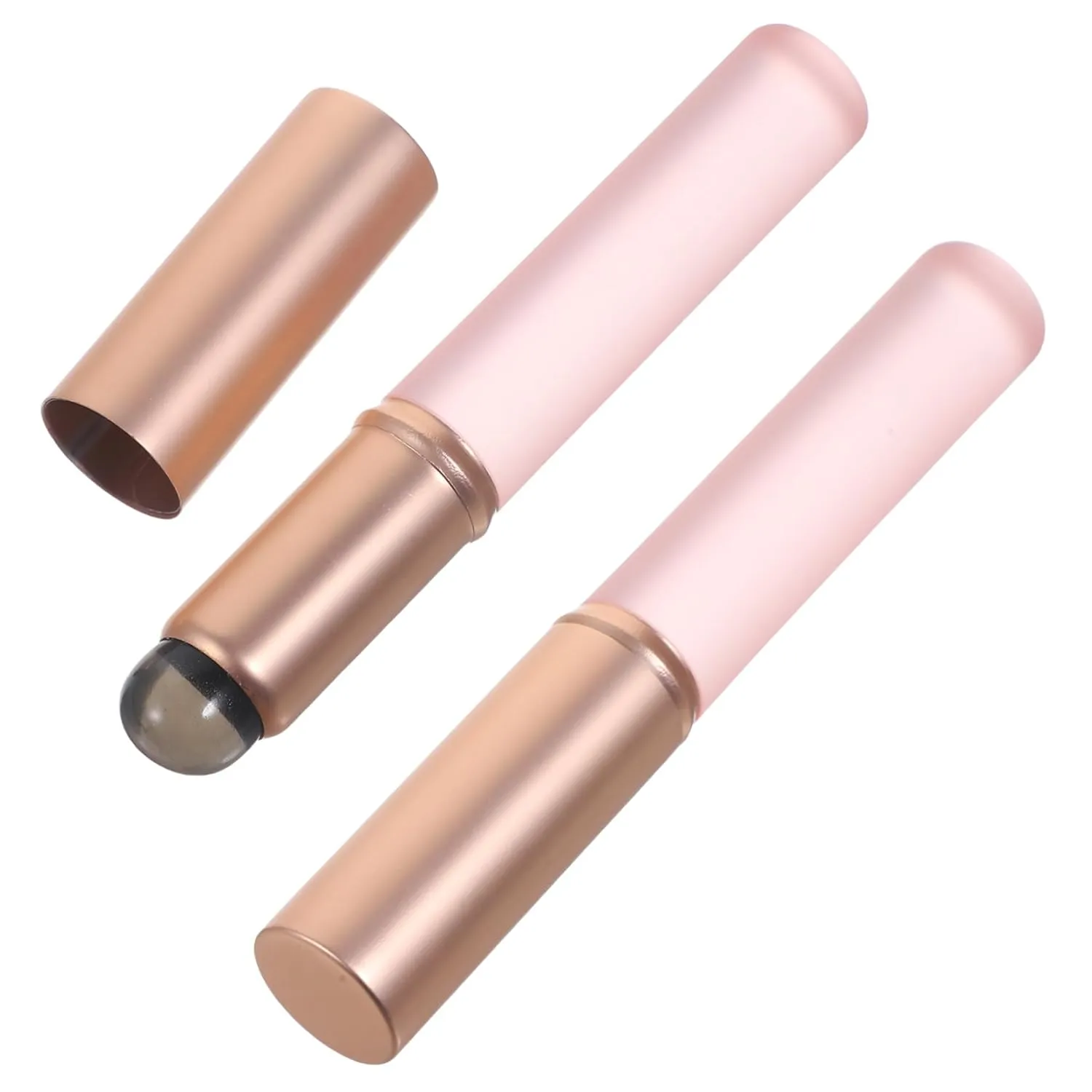 NOLITOY 10pcs Travel Lip Brush Applicators Ergonomic Lip Gloss Wands for Women Compact Makeup Tool for Balm Gloss Concealer Go Cosmetics