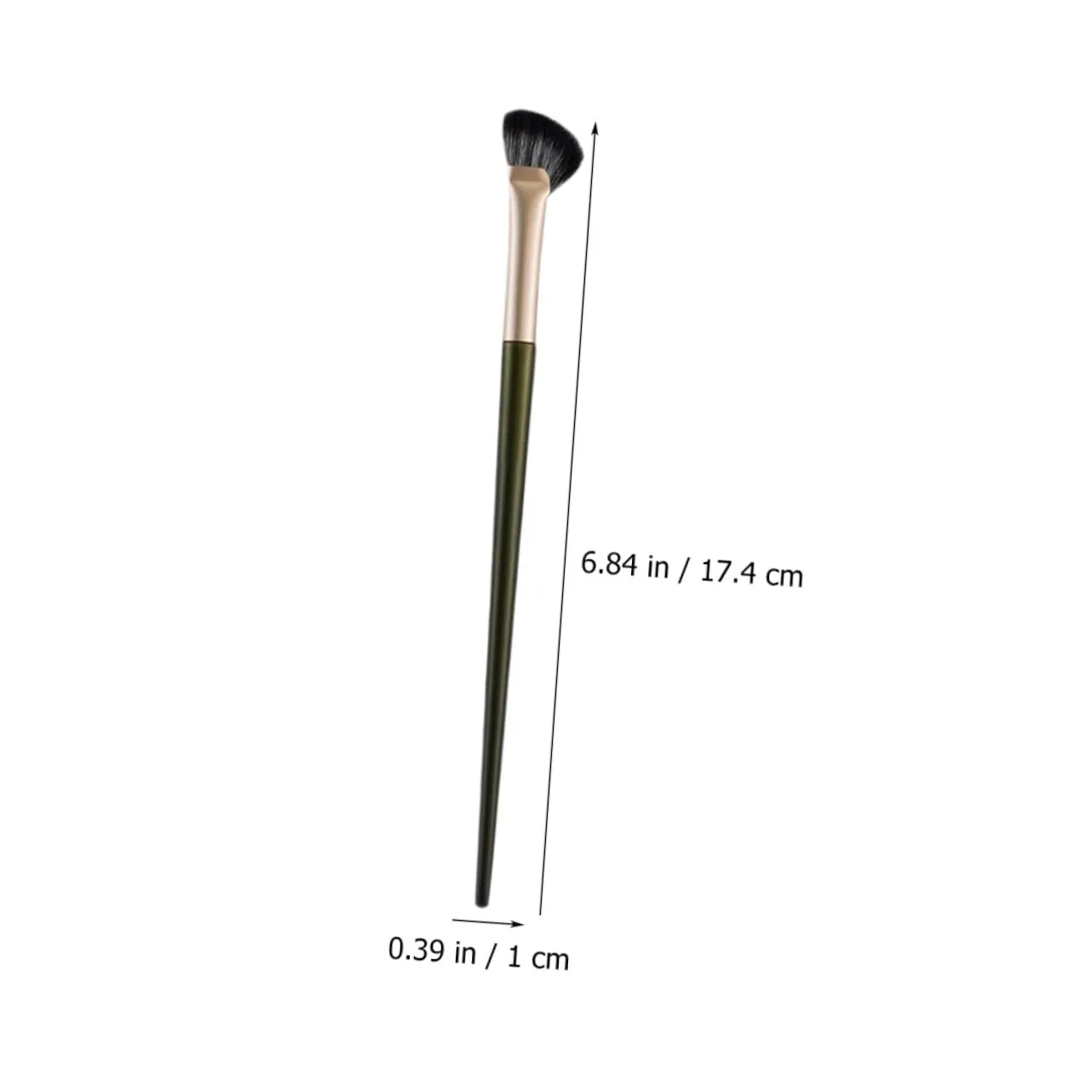 NOLITOY 3sets Angled Makeup Brush Set Nose Contour Brush Eyeshadow Blending Tool for Professional Application 4pcs*3