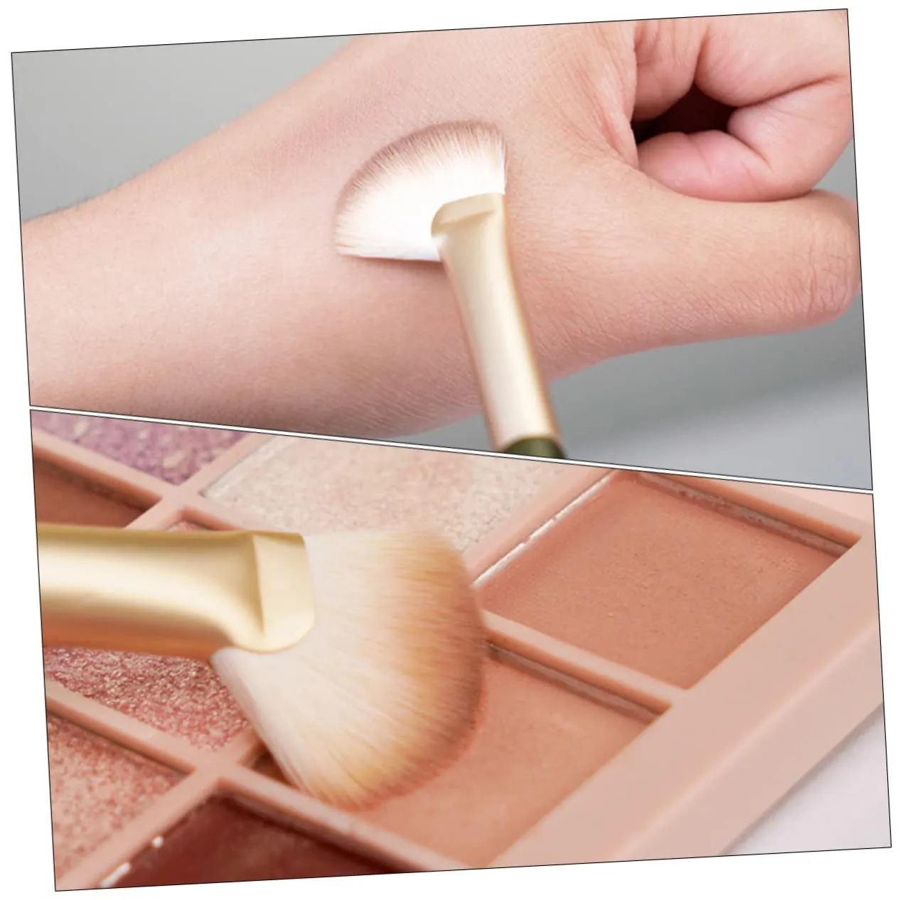 NOLITOY 3sets Angled Makeup Brush Set Nose Contour Brush Eyeshadow Blending Tool for Professional Application 4pcs*3