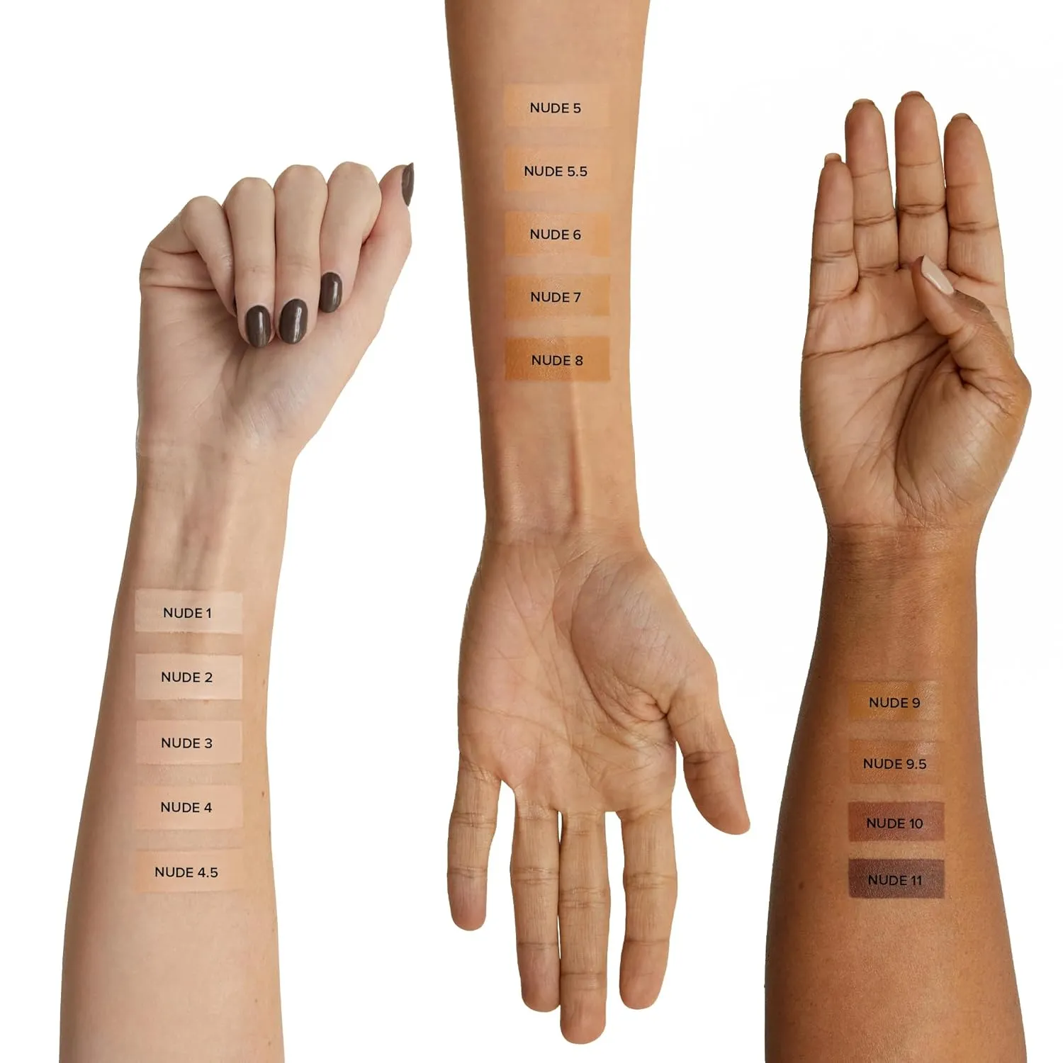 Nudestix NudeFix Cream Concealer, Lightweight Liquid, Natural Finish Makeup, Hydrating, Brightening, Under Eye Dark Circle Corrector, Reduces Redness and Blemishes, 0.34 fl oz (10 ml)