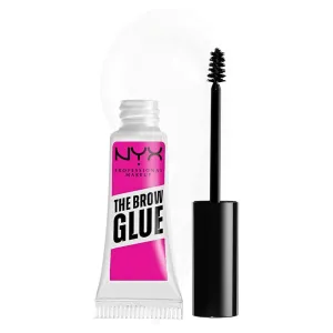 NYX Lift & Snatch Eyebrow Tint Pen, Ash Brown & The Brow Glue Extreme Hold Clear Eyebrow Gel Bundle