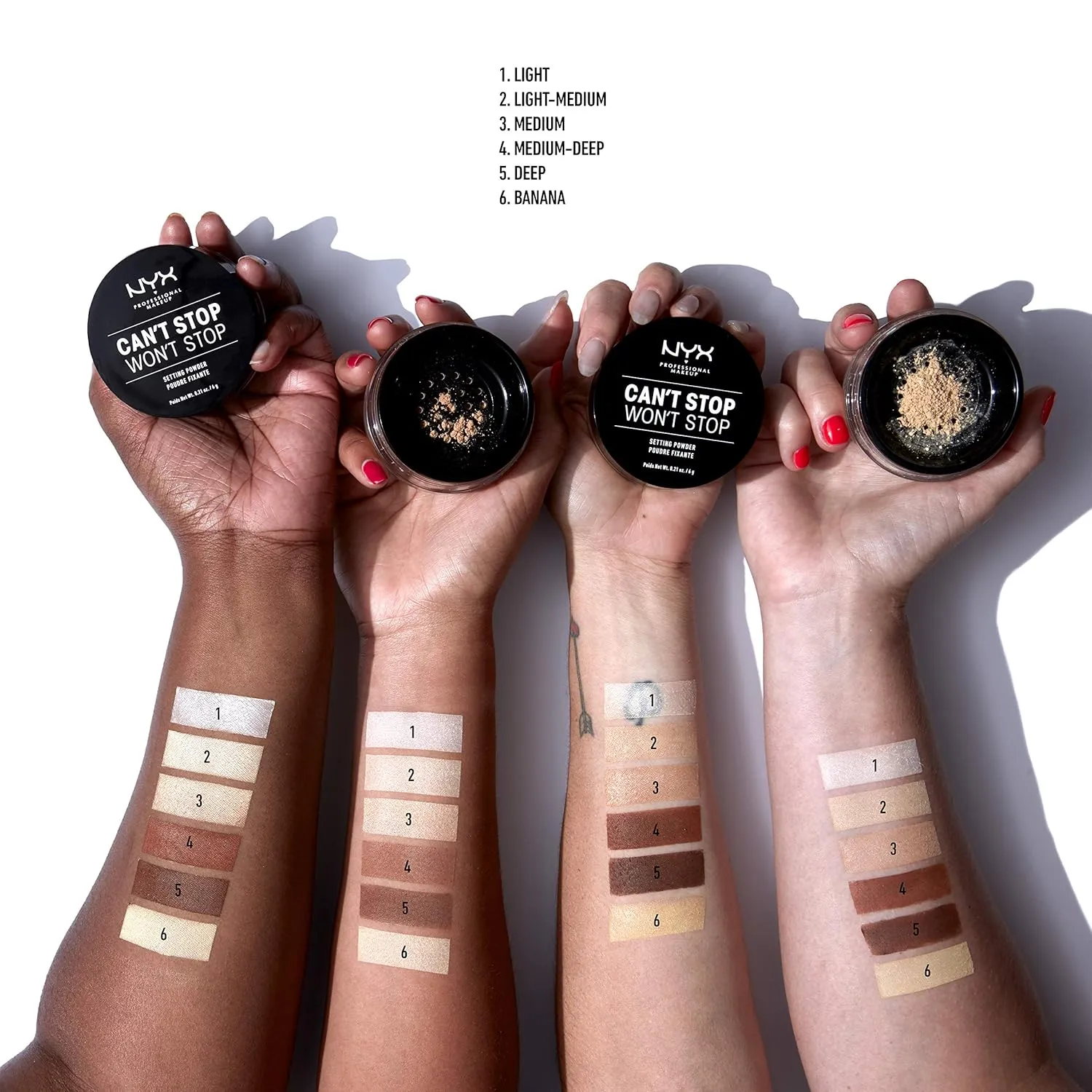 NYX PROFESSIONAL MAKEUP Can't Stop Won't Stop Loose Setting Powder - Medium