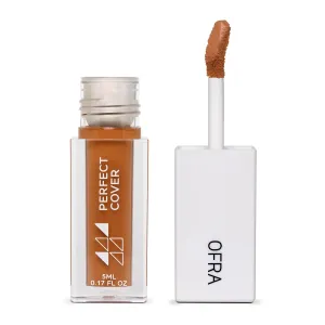 OFRA Cover Concealer - Deep Cocoa - Natural Finish Liquid Concealer - Deep Shade with Warm Undertones - Long-Lasting Formula - Face Makeup and Under Eye Color Corrector for Dark Circles - 5 ml