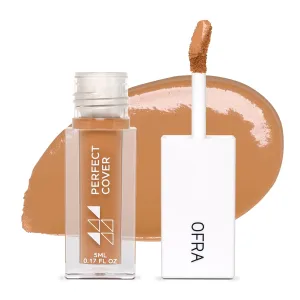 Ofra Cover Concealer - Tan Chestnut - Natural Finish Liquid Concealer - Hydrating, Smoothing, Blendable, and Long-Lasting Formula - Face Makeup and Under Eye Color Corrector for Dark Circles - 5 ml