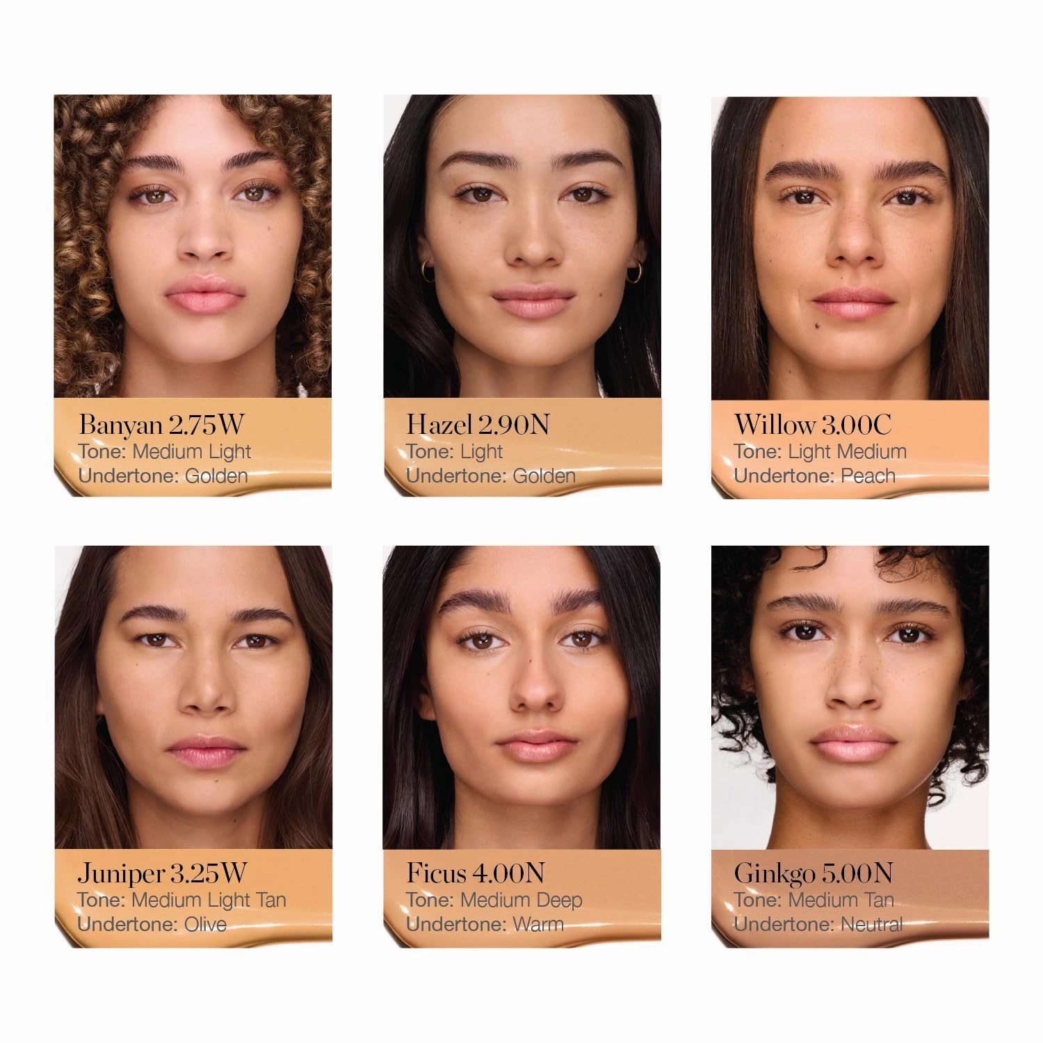 Ogee Complexion Perfecting Under Eye Concealer - Certified Organic Full Coverage Concealer - Buildable Coverage - GINGKO 5.00N - Medium Tan (Neutral Undertones)