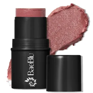 Organic Tint Tube, 100% Natural Vegan Gluten-Free Cream Blush Multi-Stick, Made in USA, Cabernet