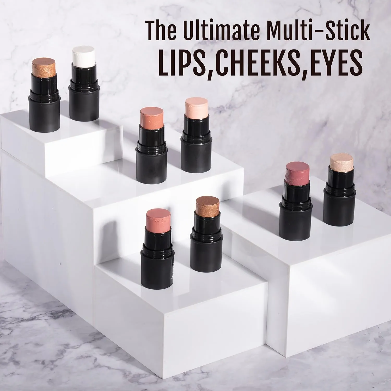 Organic Tint Tube, 100% Natural Vegan Gluten-Free Cream Blush Multi-Stick, Made in USA, Cabernet