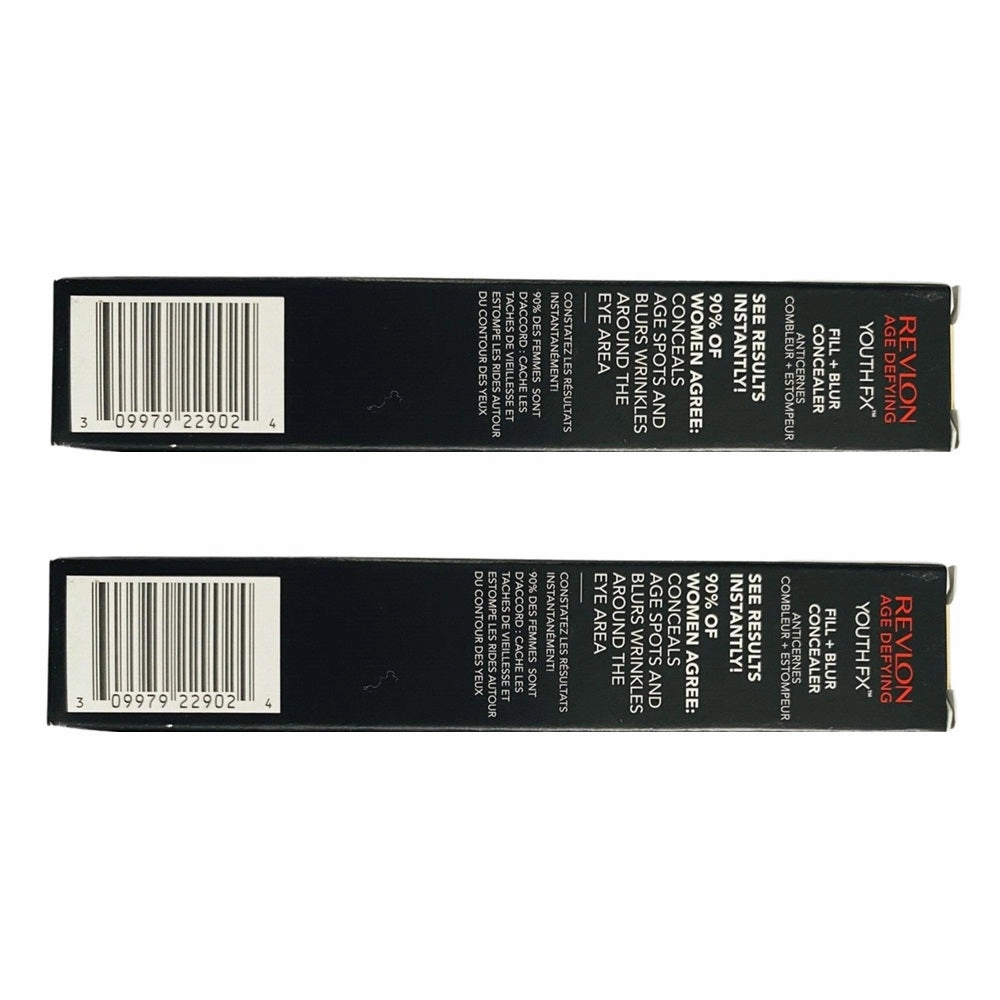 Pack of 2 Revlon Youth Fx Fill   Blur Concealer, Light 02