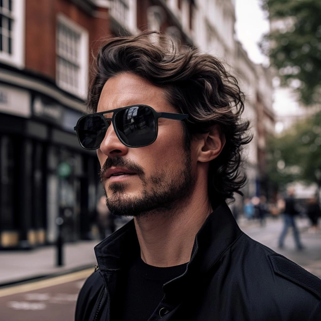 Pair Eyewear Magnetic Clip On Sunglasses Interchangeable Polarized Tinted Lenses for Men and Women Unique Gift,Stick On Aviator Style Magnetic Sunglasses