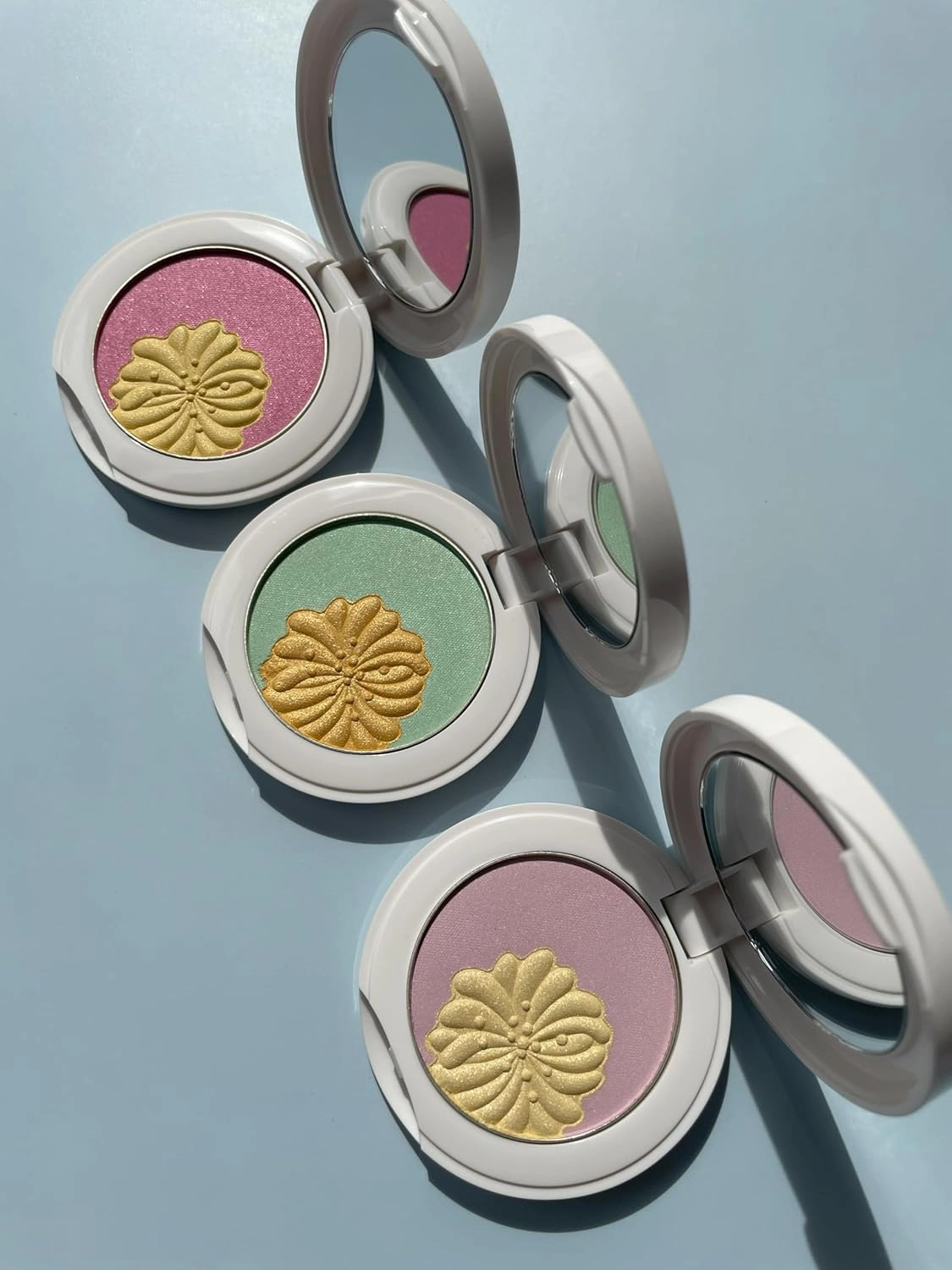 Paul & Joe Face & Eye Color CS, Green, Yellow, Eyeshadow and Cheek Blush, Soft and Clear color, 135 Calm Sunlight Through Leaves, 0.12 oz
